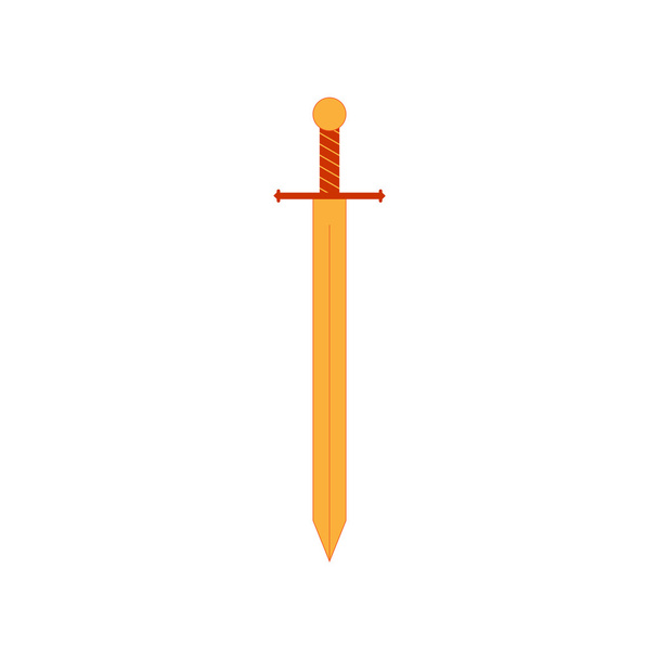 Podepsat zlatý meč 22,07 - Vektor, obrázek