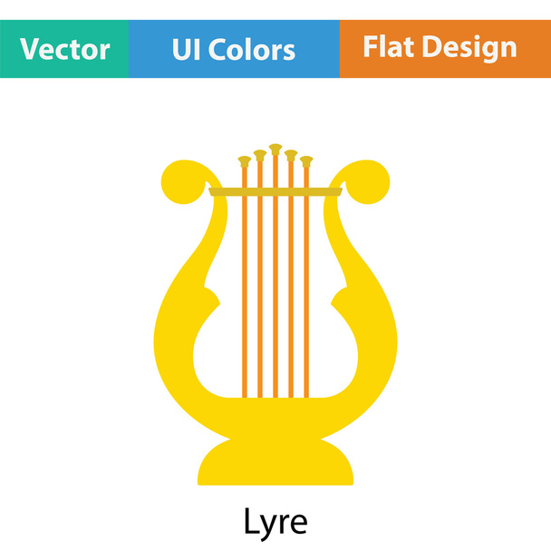 Lyre icon  illustration. - Vector, Image