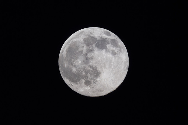 Full Moon in Night Sky - Photo, Image