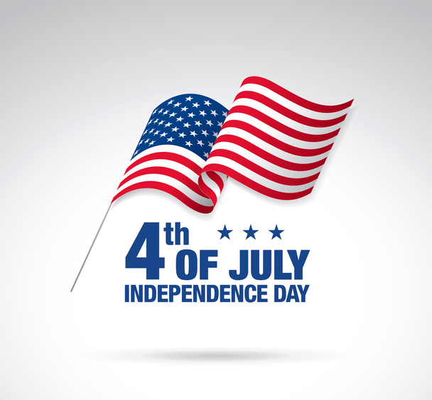 Fourth of July Independence Day - Διάνυσμα, εικόνα