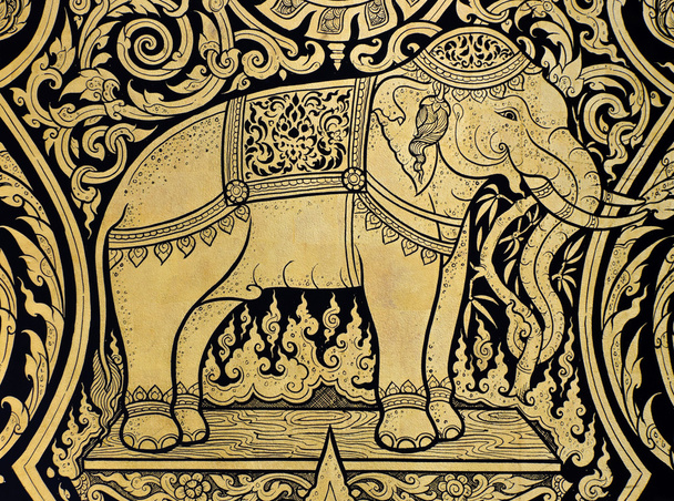 Elephant painting - Photo, Image