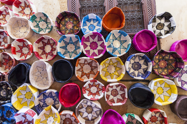 kleurrijke Marokkaanse pantoffels, Marrakech - Foto, afbeelding
