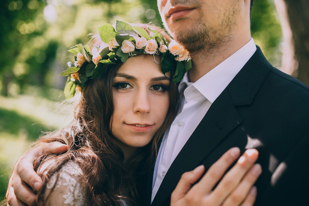 Svatební pár objetí - Fotografie, Obrázek