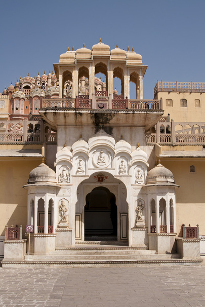 Hawa Mahal, el Palacio de los Vientos, Jaipur, Rajastán, India
. - Foto, imagen