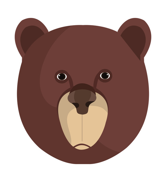 Karhu sarjakuva eläin
  - Vektori, kuva