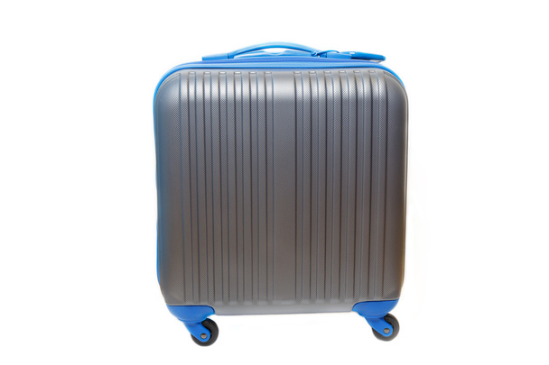 The gray suitcase. - Foto, Imagem