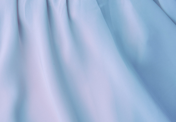 tela azul claro con pliegues fondo abstracto
 - Foto, Imagen