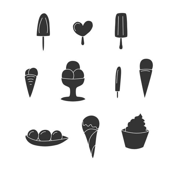 Ice-cream in vector - Vector, Image