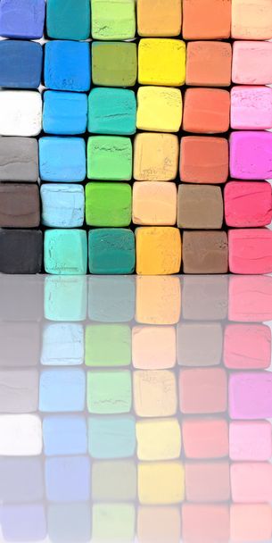 pastel de tiza colorido
  - Foto, imagen