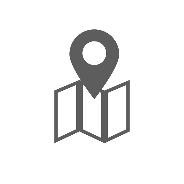 Map location icon - Vector, Image