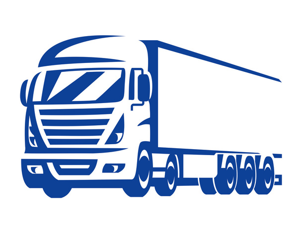  Abstracte illustratie van de vrachtwagen - Foto, afbeelding