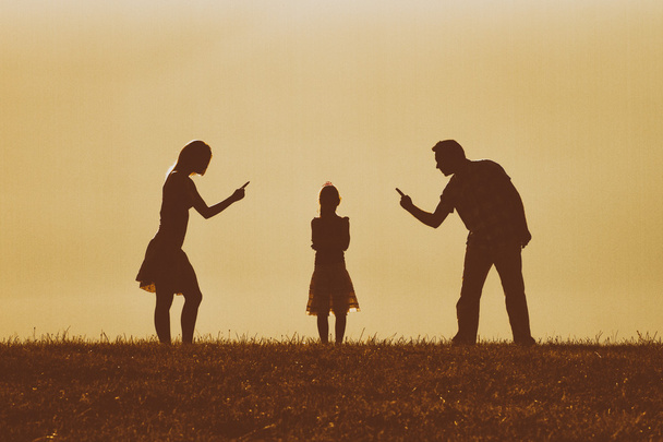 parents scolding daughter - Foto, immagini