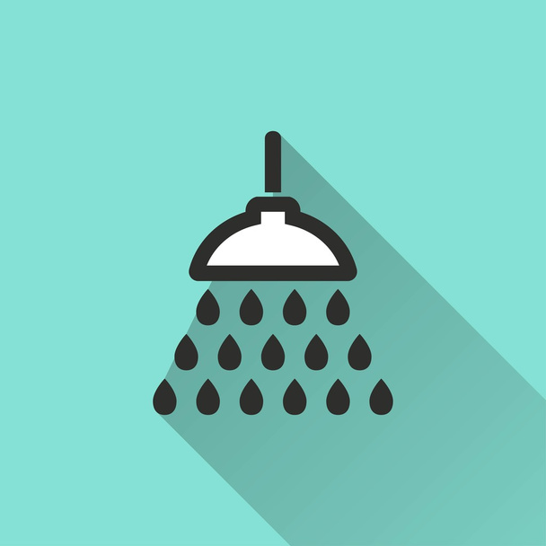 Shower - vector icon - Vettoriali, immagini