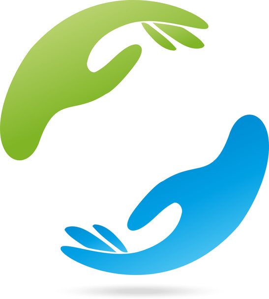 Логотип, Рука, Physiotherapie, Ergotherapie - Вектор, зображення