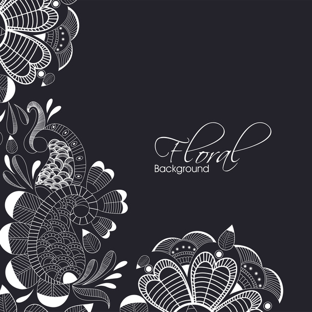 Abstract floral background. EPS 10. - Vector, Image
