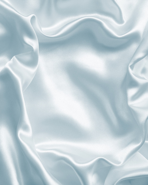 Smooth elegant grey silk or satin texture as background - Foto, Imagen