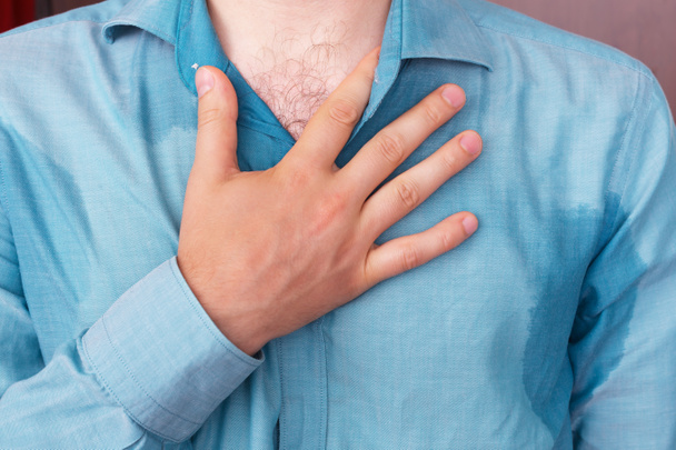 problem with sweating - hyperhidrosis - Fotografie, Obrázek