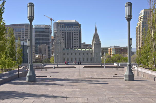 Salt Lake city downtown city view. - Photo, Image