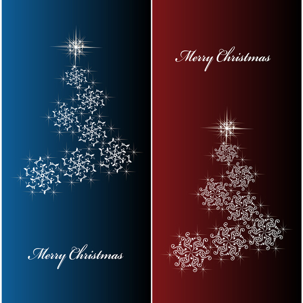 Vector Christmas cards - Vector, Imagen