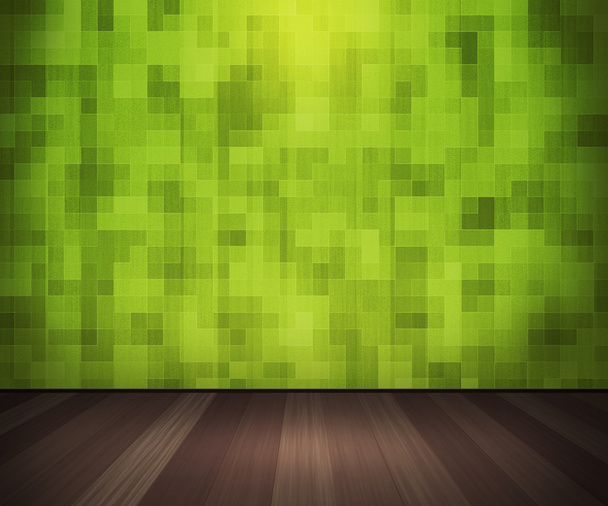 zelené obklady na stěny interiéru - Fotografie, Obrázek