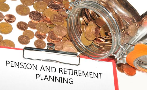 Planeamento das pensões e pensões
 - Foto, Imagem