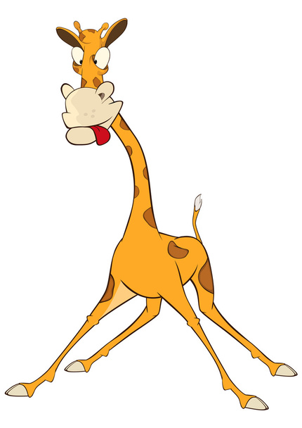 personnage de girafe mignon
 - Vecteur, image