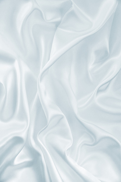 Smooth elegant grey silk or satin texture as background - Foto, afbeelding