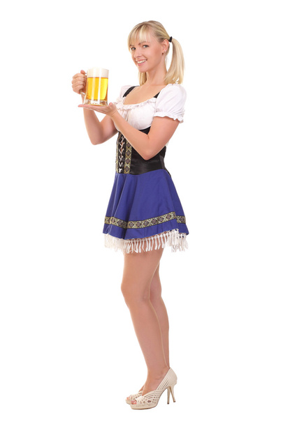 Young and beautiful bavarian girl  - Foto, afbeelding