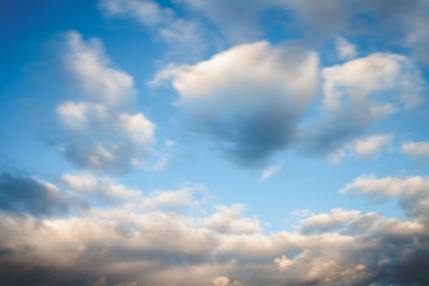 The blue sky with clouds - Photo, Image