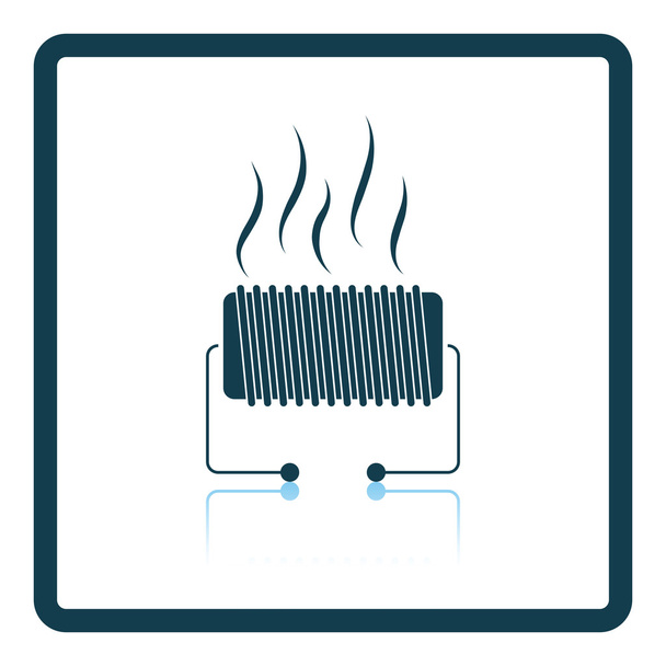 Electrical heater icon - Vector, Image