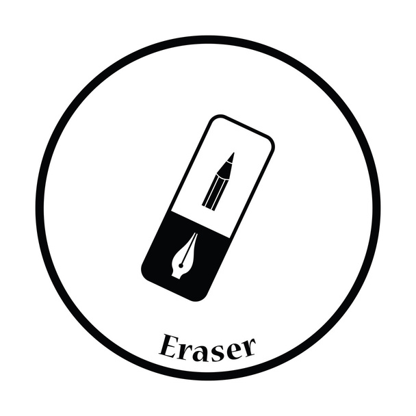 Eraser icon illustration. - Vector, Image