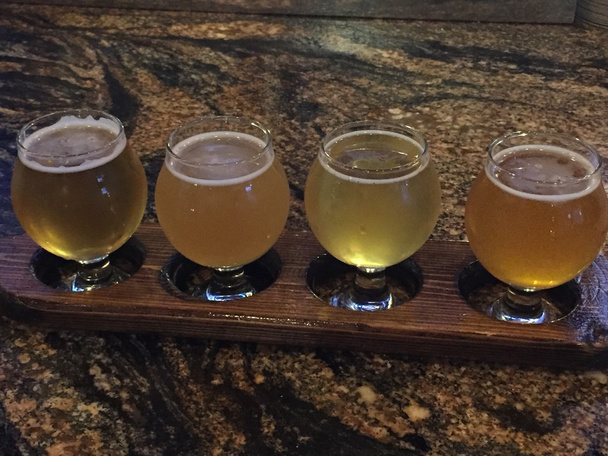 A Flight of Cold Beer - Photo, Image