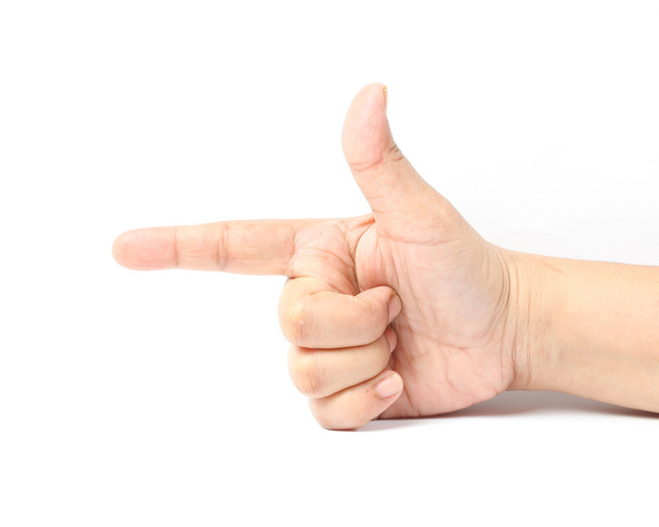 Gösteren işaret parmak el yumruk  - Fotoğraf, Görsel