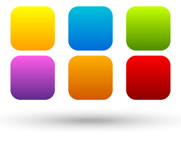 Colorful, vivid button, banner backgrounds   - Vektor, Bild