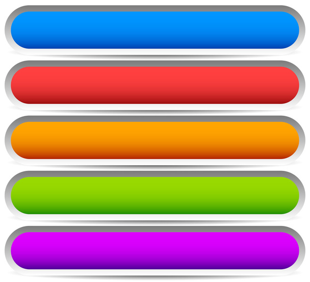 5 colorful button, banner backgrounds  - Vettoriali, immagini