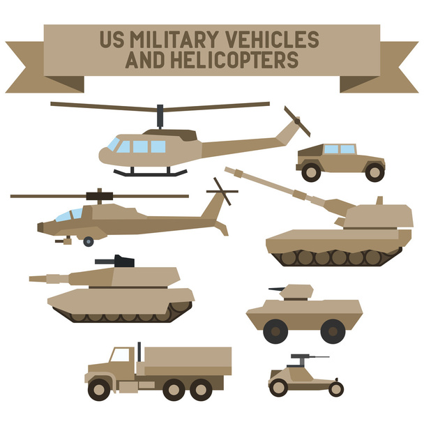US military forces - Vector, Image