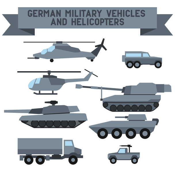 Fuerzas militares alemanas
 - Vector, imagen