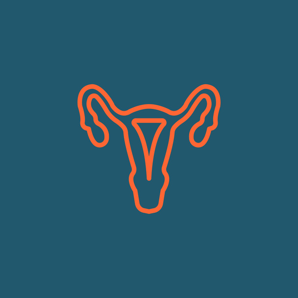 medicine gynecology icon - Вектор, зображення