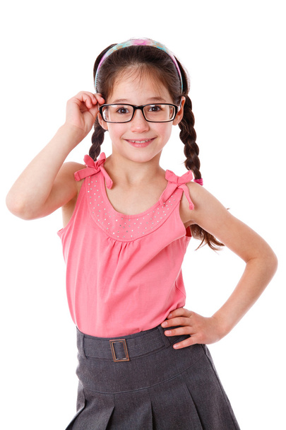 Adorable girl in glasses - Foto, Imagem