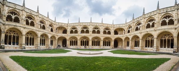 Lisabon, klášter klášter Jeronimos Dos - Fotografie, Obrázek