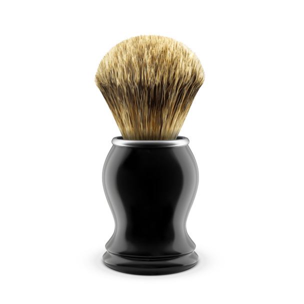 Shaving brush isolated on white background - Vektor, obrázek