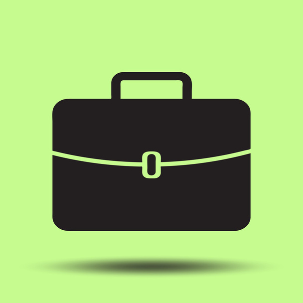 Vecteur de bagages icône plate
 - Vecteur, image