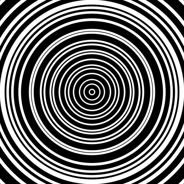 Concentric circles pattern.   - Vector, Image