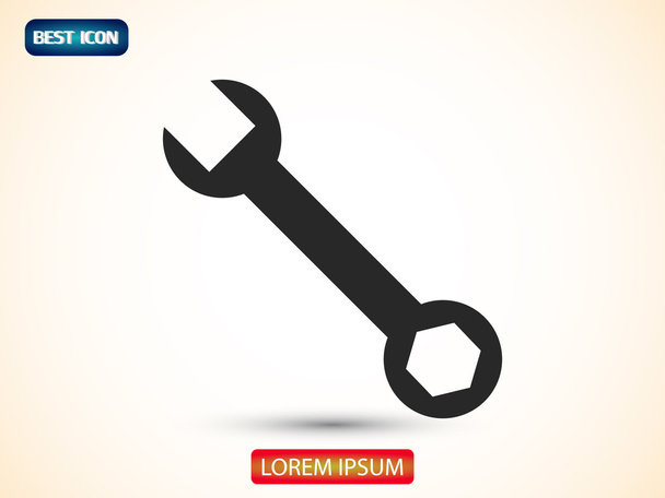 wrench graphic icon - Вектор, зображення