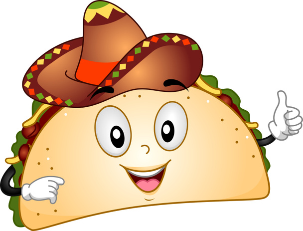 Taco maskot - Fotografie, Obrázek