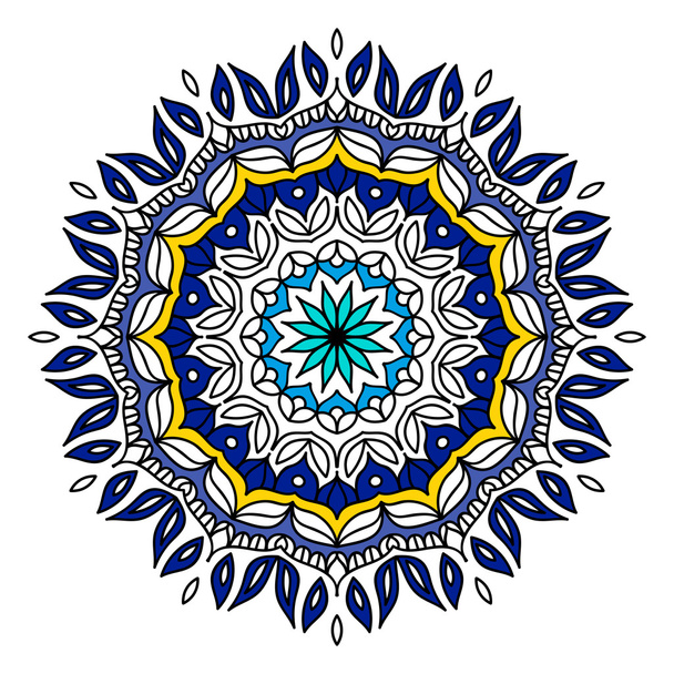 Color Mandala. Sample Background - ベクター画像