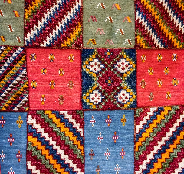 Alfombra borde marco alfombra marroquí
  - Foto, imagen