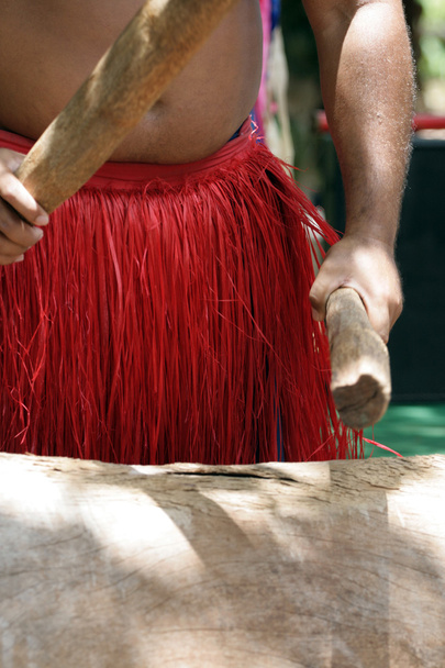 Archivbild der polynesischen Kultur, des Tanzes, des Festivals und der Kunst - Foto, Bild