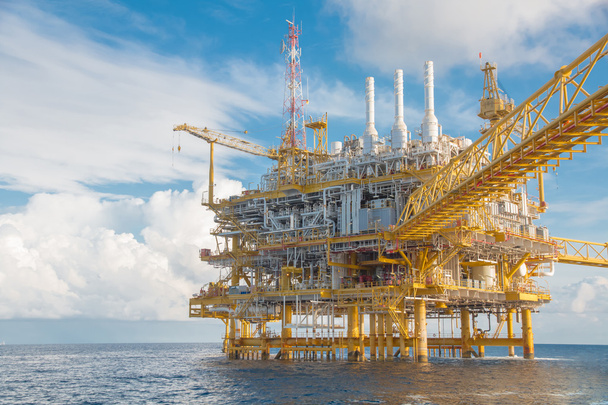 Oil and Gas central processing platform - Photo, Image