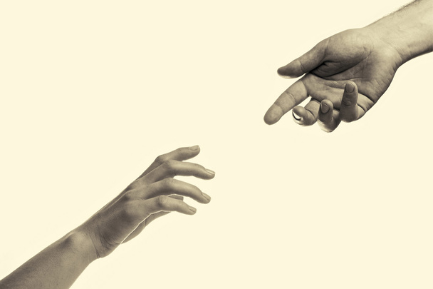  дві руки возз'єднання
 - Фото, зображення